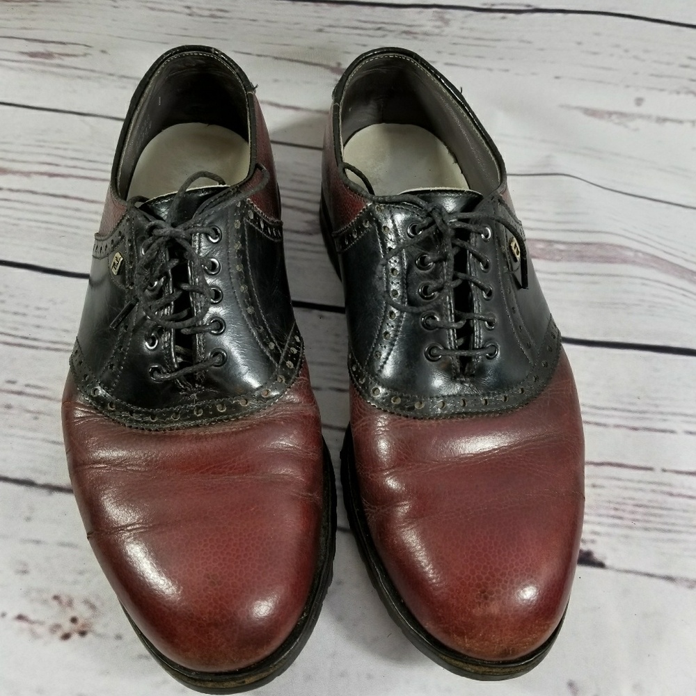 FootJoy Men's Oxfords in Black and Brown